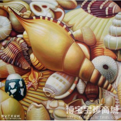 埃拉(金英姬) 装饰画 — 《海螺》— 01 类别: 静物油画J